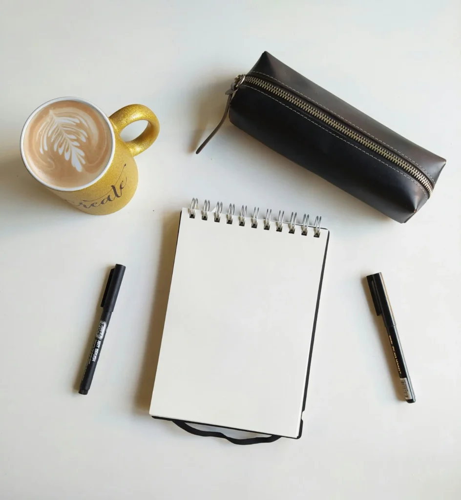 The Honest Truth About Balancing Art and Business 2 creative morning routine coffee notebook art business