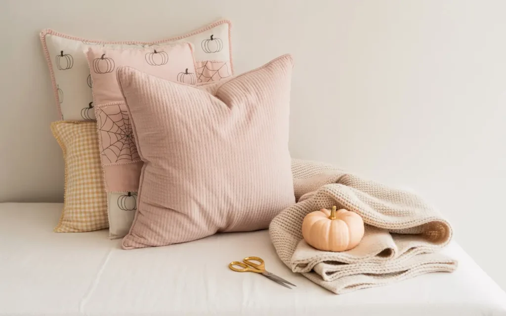 paste halloween cozy decor pillows